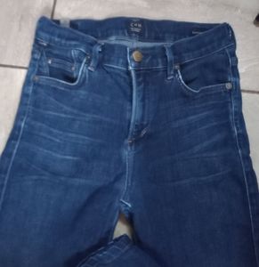 Citizens of Humanity blue denim rocket high rise skinny sz 26